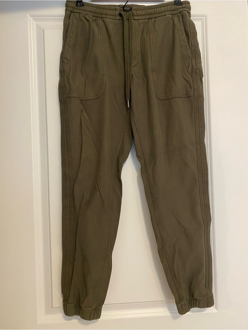 Athleta Olive Green Drawstring Jogger Pants